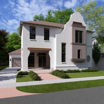 Long Farm Village architectural context